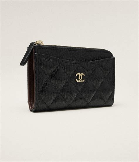 chanel id card holder 18b|Classic zipped card holder .